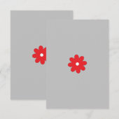 Platte Dankkaart Bedankkaart (Voorkant / Achterkant)