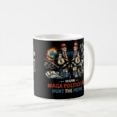 Platte dankkaart koffiemok (Voorkant rechts)