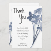 Platte Dankkaart voor Huwelijk Bedankkaart (Voorkant / Achterkant)