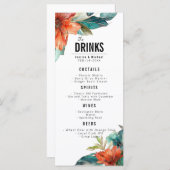 Platte Drinken menu Hibiscus Serenade Paradise (Voorkant / Achterkant)