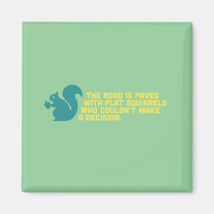 Platte eekhoorns magneet