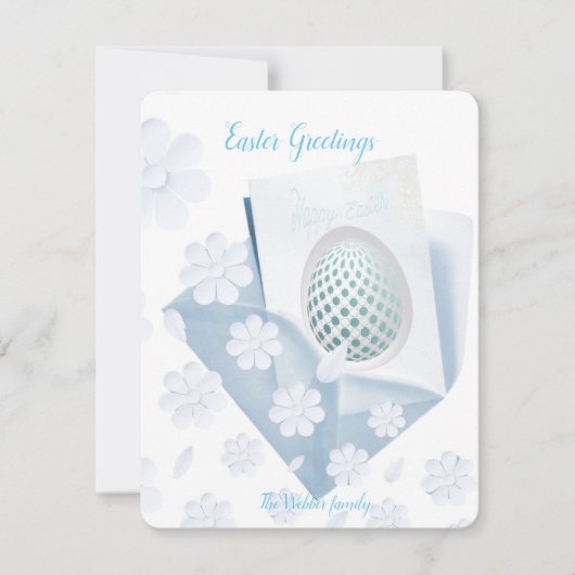 Platte feestdagkaart feestdagenkaart (Voorkant)