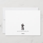  platte feestkaart Silver Bells Feestdagenkaart (Achterkant)