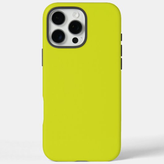 Platte Gele Achtergrond – Textuur voor Terug naar Case-Mate iPhone Case (Achterkant)