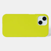 Platte Gele Achtergrond – Textuur voor Terug naar Case-Mate iPhone Case (Achterkant (horizontaal))