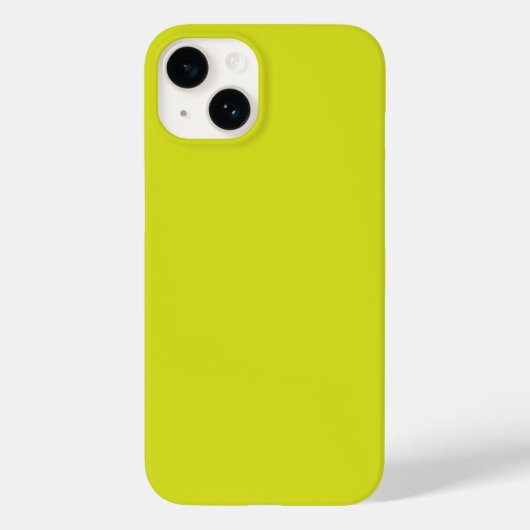 Platte Gele Achtergrond – Textuur voor Terug naar Case-Mate iPhone Case (Achterkant)