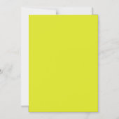 Platte gele achtergrondtextuur magnetische uitnodiging (Voorkant)