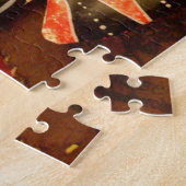 platte gele en rode vis met zwarte strepen.jpg legpuzzel (Zijkant)