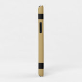 Platte goud en zwart Case-Mate iPhone case (Achterkant/rechts)