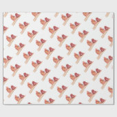 Platte hand met model voor de menselijke nieren cadeaupapier (Vlak)