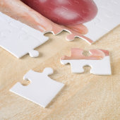 Platte hand met model voor de menselijke nieren legpuzzel (Zijkant)