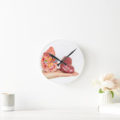 Platte hand met model voor de menselijke nieren ronde klok (Huis)