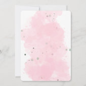 Platte internationale vrouwendag bedankkaart (Achterkant)