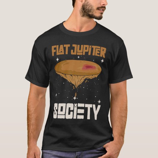 Platte Jupiter Vereniging Jupiter Planeet 1 T-shirt (Voorkant)