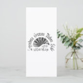 Platte kaart 10 cm x 23 cm (Staand voorkant)