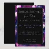 Platte Kaart, Berry Sparkle Dark (Voorkant / Achterkant)