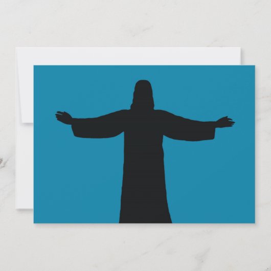 Platte kaart Jezus Christus (Voorkant)