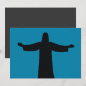 Platte kaart Jezus Christus (Voorkant / Achterkant)