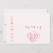 Platte kaart met haardvorm QR-code (Voorkant)