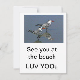 Platte Kaart Tot ziens op het strand jGibney Het m