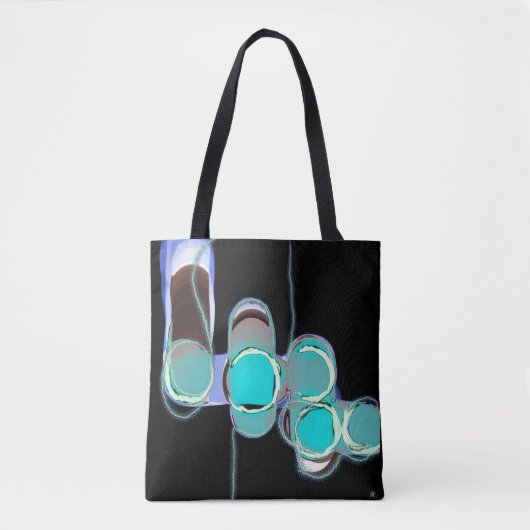 Platte kaart tote bag (Voorkant)