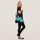 Platte kaart tote bag (Op model)