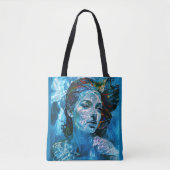 Platte kaart tote bag (Voorkant)