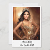 platte Kaart van de handtekening (Voorkant)