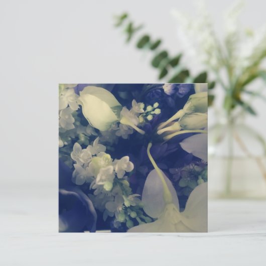  platte kaart voor bloemen (Staand voorkant)