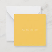 PLATTE KAART: WILLIAM MORRIS; GRANAATAPPELS NOTITIEKAARTJE (Achterkant)