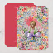 Platte Kaarten 12 Rood (Cameo Garden) RFPMDesigns (Voorkant / Achterkant)