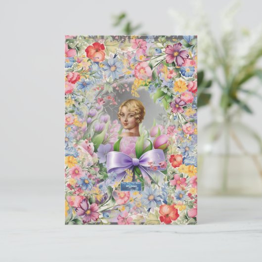 Platte Kaarten 1 D-Grijs(Cameo Tuin)RFPMDesigns202 (Staand voorkant)