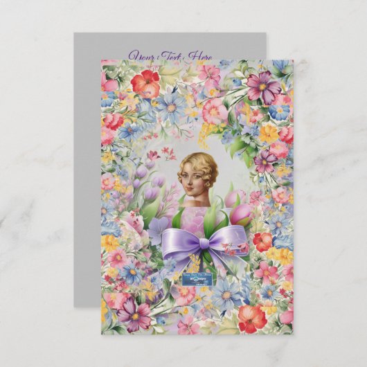 Platte Kaarten 1 L-Grijs(Cameo Tuin)RFPMDesigns 20 (Voorkant / Achterkant)