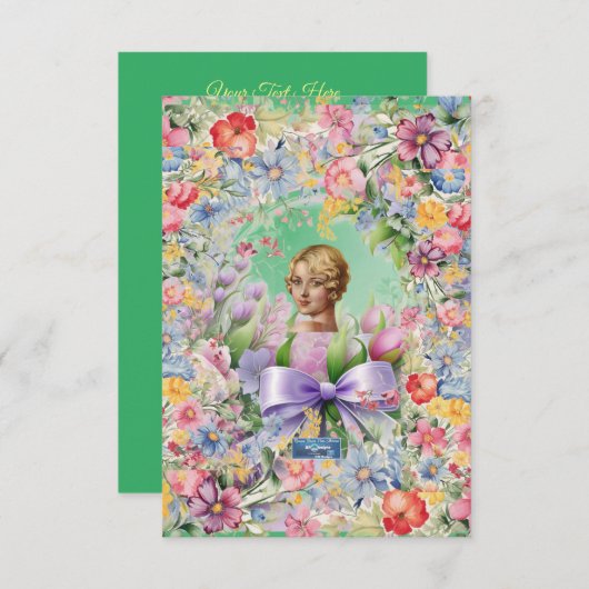 Platte Kaarten 1 L-Groen(CameoGarden)RFPMDesigns️2 (Voorkant / Achterkant)