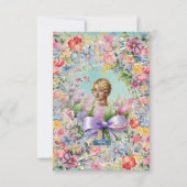 Platte Kaarten 1 Turkoois(Cameo Garden)RFPMDesigns (Voorkant)