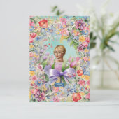 Platte Kaarten 1 Turkoois(Cameo Garden)RFPMDesigns (Staand voorkant)