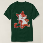 Platte katten t-shirt (Design voorkant)