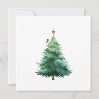 Platte kerstkaart