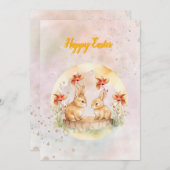 Platte kerstkaart  (Voorkant / Achterkant)