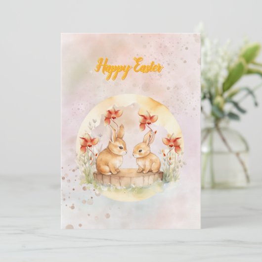 Platte kerstkaart  (Staand voorkant)