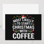 platte kerstkaart (Voorkant / Achterkant)