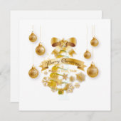 Platte kerstkaart (Voorkant / Achterkant)