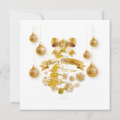 Platte kerstkaart (Voorkant)