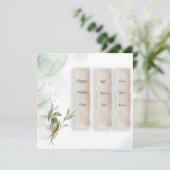 Platte kerstkaart  (Staand voorkant)