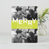 Platte kerstkaart (Staand voorkant)