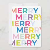 Platte kerstkaart (Achterkant)