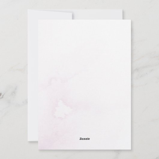 Platte kerstkaart  (Achterkant)