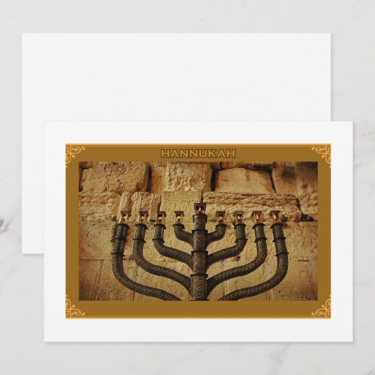 Platte kerstkaart (Voorkant / Achterkant)