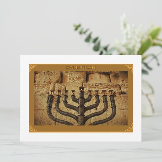 Platte kerstkaart (Staand voorkant)