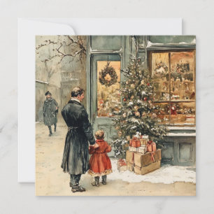 Platte kerstkaart